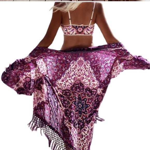 Bohemian boho bikini cover up - Picture 2 of 7